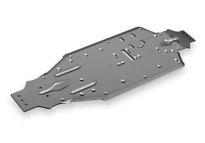 9522A-Chassis, Sledge™, aluminum (dark titanium-anodized) - 2