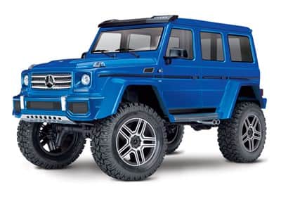 82096-4-TRX-4-Mercedes-G500-3qtr-front-Blue-Clear-windows
