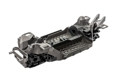 טרקסס מיני XRT מוכנה לנסיעה - בראשלס 4X4 בגודל 1/16 בצבע ירוק (ללא סוללה ומטען )