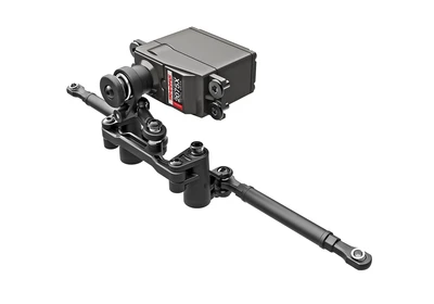 טרקסס מיני XRT מוכנה לנסיעה - בראשלס 4X4 בגודל 1/16 בצבע אדום (ללא סוללה ומטען )