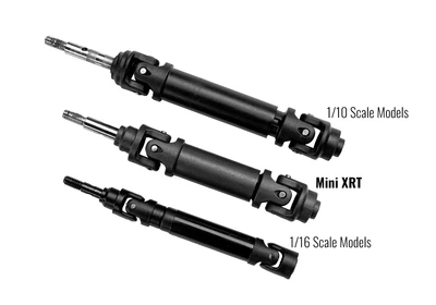 טרקסס מיני XRT מוכנה לנסיעה - בראשלס 4X4 בגודל 1/16 בצבע אדום (ללא סוללה ומטען )