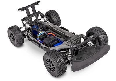 טרקסס רכב ראלי 1/10 דגם פורד פיסטה ST בראשלס VXL בצבע ירוק מוכנה לנסיעה