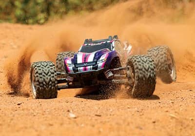 67076-4-Rustler-4x4-VXL-Action-Dirt-PINK-5211