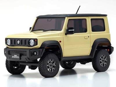 רכב קיושו מיני זי זחלן 4X4 דגם סוזוקי ג'ימיני סיירה 1/18 מוכן לנסיעה ( צבע שנהב סיירה )