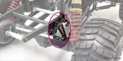 HD Al Rear Lateral Rod Stay(Mad Crusher) MAW029GM -2