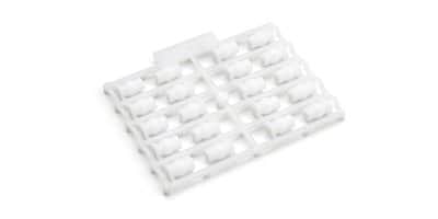 סט תופסני פלסטיק בגודל 5.8 מ"מ לבנים 20 יחידות לרכב מד וואגן תוצרת קיושו