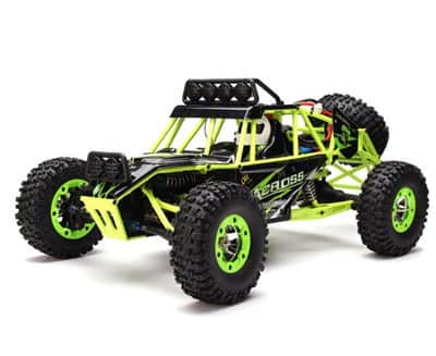 רכב חשמלי 1/12 דזרט באגי WL-TOYS 4X4 ירוקה