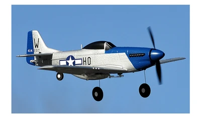 טיסן חשמלי TOP-RC ארבעה ערוצים למתקדמים כנף תחתית דגם מוסטנג P-51D