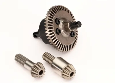 סט דפרנציאל קומפלט 47 שיניים ושני פיניון גיר 12 שיניים לרכב טרקסס מיני-XRT
