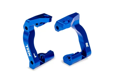 זוג תופסני קאסטר מאלומיניום בצבע כחול לרכבים תוצרת טרקסס Blocks (L&R)