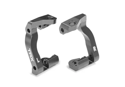 זוג תופסני קאסטר מאלומיניום בצבע אפור לרכבים תוצרת טרקסס